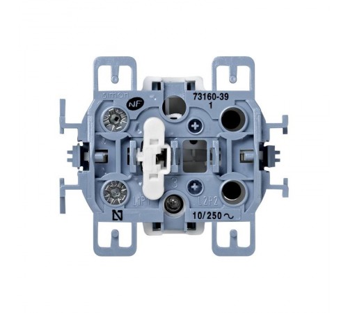 Simon 73 Выключатель 1-кл кнопочный с подсветкой, 10А 250В, S73, S73 Loft  73160-39  Simon