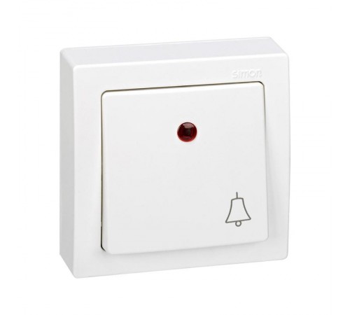 Simon 73 Выключатель 1-кл кнопочный с подсветкой, 10А 250В, S73, S73 Loft  73160-39  Simon