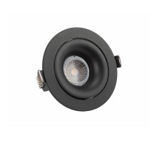 Светильник светодиодный встраиваемый DK2120-BK , IP20, 50Вт, GU10, черный, алюминий  DK2120-BK  DENKIRS
