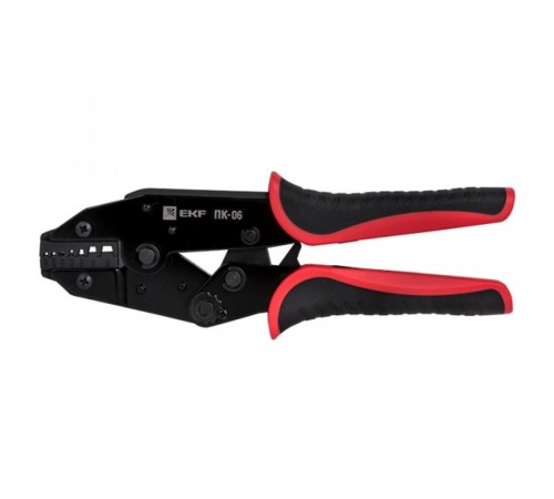 Пресс-клещи ПК-06 ( 2х0.5 - 2х6.0 мм2 НШвИ2) EKF Expert   pk-06-exp   EKF