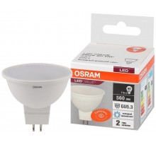 Лампа светодиодная LED Value MR16 7W/865 230V GU5.3 10X1  4058075582842  OSRAM