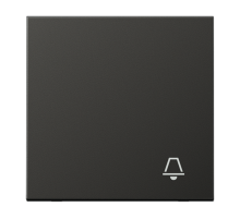 Клавиша для кнопок и выключателя с символом "звонок"; антрацит  AL2990KAN  Jung