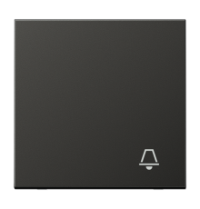 Клавиша для кнопок и выключателя с символом "звонок"; антрацит  AL2990KAN  Jung
