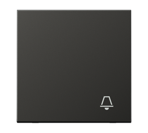 Клавиша для кнопок и выключателя с символом "звонок"; антрацит  AL2990KAN  Jung