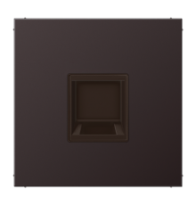 Плата (фиксация защёлкиванием) для одного модуля; металл; дарк AL1969-1WED Jung