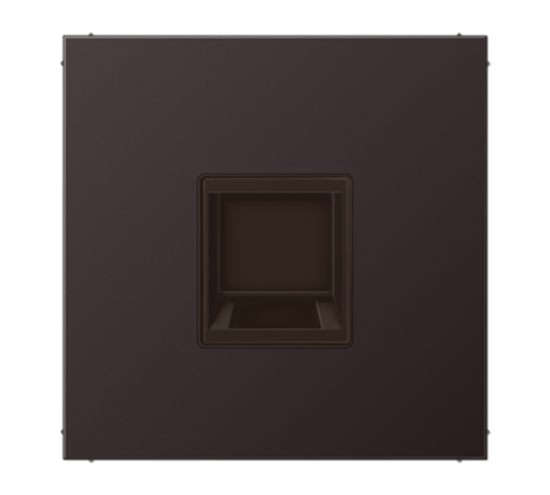 Плата (фиксация защёлкиванием) для одного модуля; металл; дарк AL1969-1WED Jung