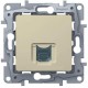 Etika Слоновая кость Розетка телефонная RJ11  672340  Legrand