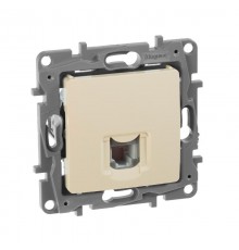 Etika Слоновая кость Розетка телефонная RJ11  672340  Legrand