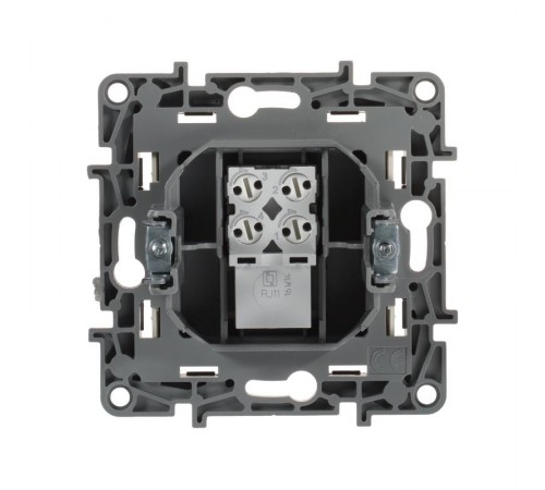 Etika Слоновая кость Розетка телефонная RJ11  672340  Legrand