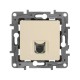 Etika Слоновая кость Розетка телефонная RJ11  672340  Legrand