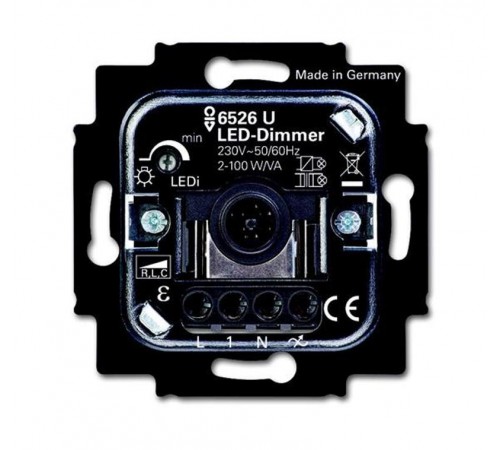 Механизм светорегулятора LED, клавишный, 2-100 Вт/ВА  6512-0-0323   2CKA006512A0323  ABB