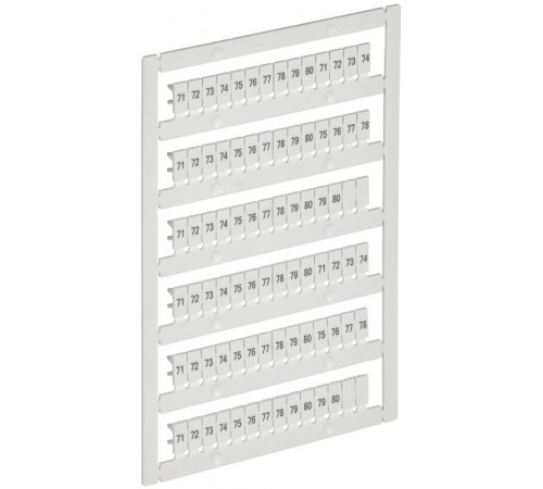 ARMAFIX Маркер для CTS/CP 2,5мм2 с символами "71-80"   AF-CT10D-M-D25-08  IEK (ИЭК)