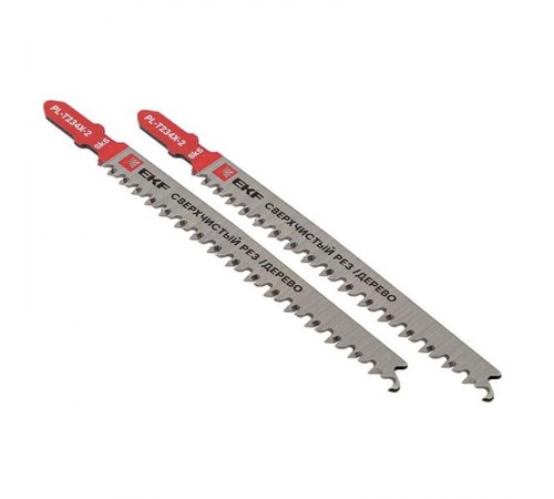 Пилки для электролобзика T234X (быстрый чистовой рез по дереву)(SK5)(2 шт)  pl-t234x-2  EKF