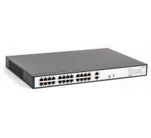 SKAT PoE-24E-2G коммутатор PoE Plus, мощность 250Вт, порты: 24-Ethernet, 2-Uplink  2044  Бастион