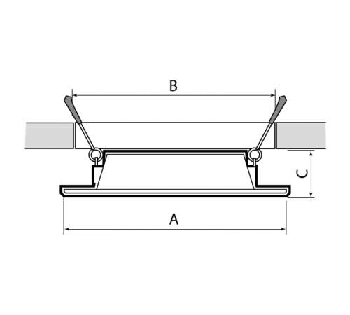 Светильник светодиодный встраиваемый PLED DL7 24w 4000K WH IP54 пылевлагозащищенный  .5042568  Jazzway