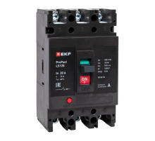 Выключатель автоматический LS125 18кА 3P 20А ProPact  mccb-125-18-3-20-ls  EKF