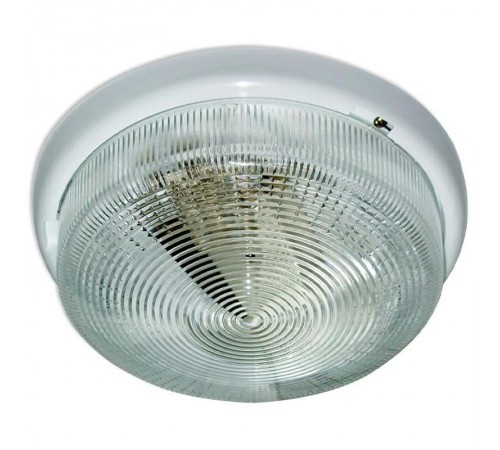 Светильник НБО Раунд 240 23-001 100Вт  ЛН/КЛЛ/LED Е27 IP44 корпус белый  1005500569  Элетех