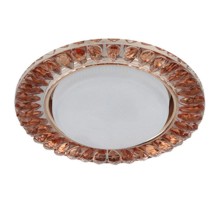 Светильник точечный встраиваемый под лампу DK87 13Вт GX53 золото/чай  Б0020575  ЭРА