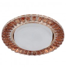 Светильник точечный встраиваемый под лампу DK87 13Вт GX53 золото/чай  Б0020575  ЭРА