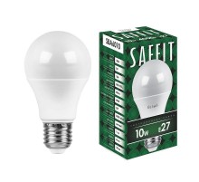 Лампа светодиодная SBA6010 10W 4000K 230V E27 A60  55005  SAFFIT