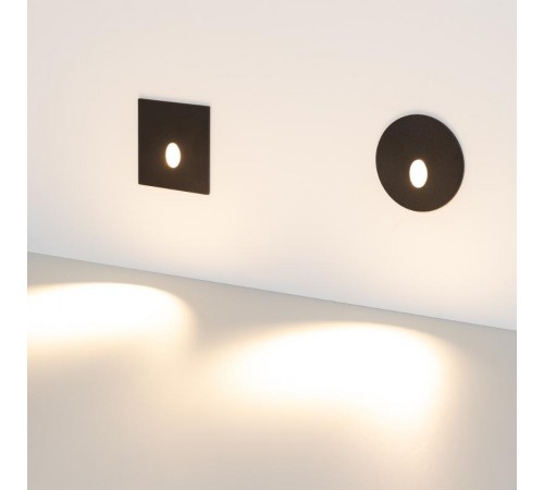 Светильник LT-GAP-S70x70-3W Warm3000 (BK, 30deg, 230V) (Arlight, IP65 Металл, 3 года)  031167  Arlight