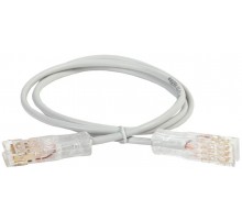 Патч-корд 110-110 2 пары, кат.5Е, 2м, серый  PC01-110-2P2M  ITK