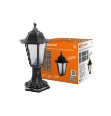 Светильник садово-парковый НТУ 06-60-001 шестигранник, стойка, пластик, расс.пластик, серебро  SQ0330-0792  TDM