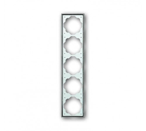 Рамка 5-постовая, серия impuls, цвет хром  1754-0-4137   2CKA001754A4137  ABB