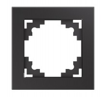 Рамка 1-местная, серия Катрин, GFR00-7001-06, графит  39539  STEKKER