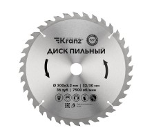 Диск пильный 300 мм х 36 зуб х 32/30 мм  KR-92-0132  Kranz