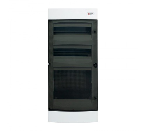 Щит комбинированный "Unix" прозрачная дверь (2х12 модулей + 1 монтажная плата) 4 габарит IP41 EKF PROxima  ux-2x12+1m-n  EKF