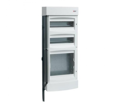 Щит комбинированный "Unix" прозрачная дверь (2х12 модулей + 1 монтажная плата) 4 габарит IP41 EKF PROxima  ux-2x12+1m-n  EKF