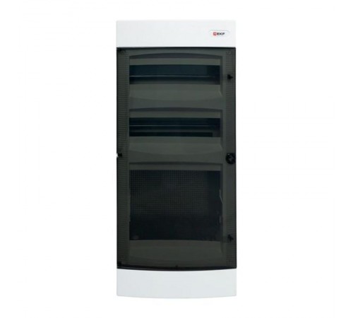 Щит комбинированный "Unix" прозрачная дверь (2х12 модулей + 1 монтажная плата) 4 габарит IP41 EKF PROxima  ux-2x12+1m-n  EKF