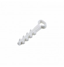 Дюбель-хомут нейлоновый прямоугольный 5-8 мм, белый, упаковка 100 шт.  07-4608  REXANT