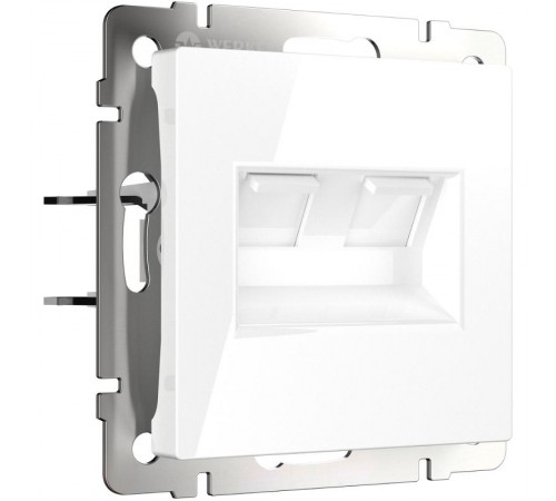 Розетка двойная Ethernet RJ-45 (белая) Werkel W1181101  a051115  Werkel