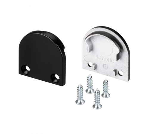 Заглушка SL-LINE-2011M ROUND BLACK глухая  029176  Arlight