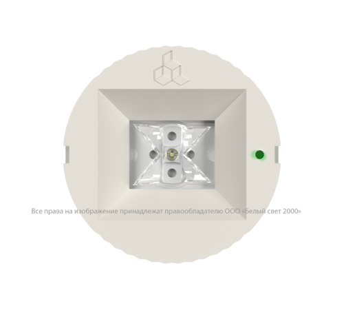 Указатель аварийный светодиодный BS-OKO-83-L2-INEXI2 3Вт 3ч IP20 непостоянный  a15274  Белый свет