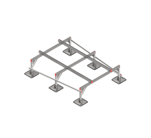 Опорная конструкция для установки оборудования TECHNORAPTOR STEELFOOT 1500х2000 тип 2  KM-TR-STF-SSEI-1500-2000-2  КМ - профиль