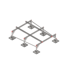 Опорная конструкция для установки оборудования TECHNORAPTOR STEELFOOT 1500х2000 тип 2  KM-TR-STF-SSEI-1500-2000-2  КМ - профиль