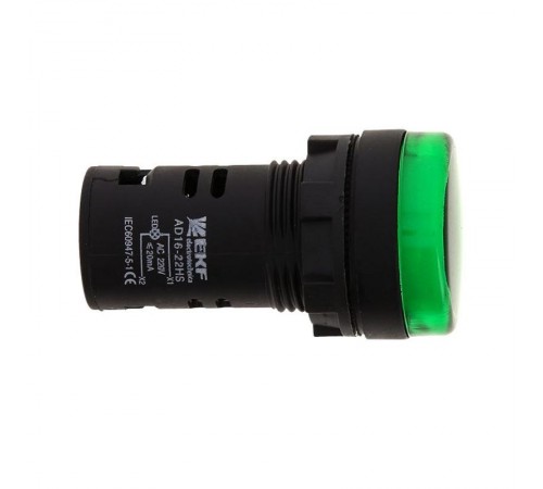 Светодиодная матрица AD16-22HS зеленая 24В DC EKF PROxima  ledm-ad16-g-24  EKF