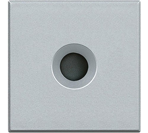 Axolute Заглушка с выходным отверстием мм, с 2 коннекторами для организации распайки, алюминий  HC4954  Legrand