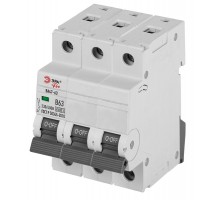 Автоматический выключатель  PRO VA63-3P10C4.5 ВА47-63 3P 10А кривая C 4,5кА   Б0059435  ЭРА