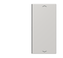 Клавиша для сенсорного модуля KNX, двойная, светло-серая  LS402TSAPLG  Jung