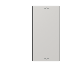 Клавиша для сенсорного модуля KNX, двойная, светло-серая  LS402TSAPLG  Jung