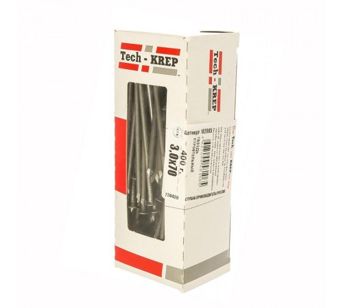 Гвоздь строительный 3,0х70 (400 г) - коробка с окном  102005  Tech-KREP