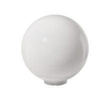 Рассеиватель для садово-паркового светильника шар ПММА 400 мм опал призма (байонет 145 мм)  SQ0321-0239  TDM