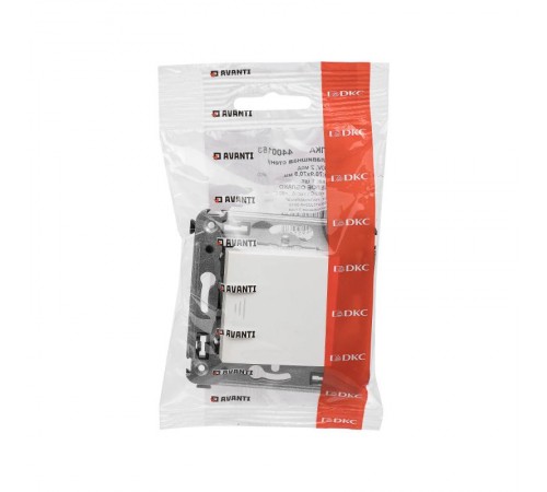 Кнопка одноклавишная в стену, "Avanti", "Белое облако"  4400153  DKC