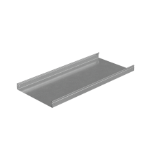 Лоток неперф. 50х400х0,8 L2000 мм "Стандарт ПЛЮС" INOX304  LNEplus50-400-0.8-2000 INOX304  КМ-Профиль