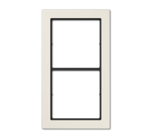 Рамка 2-кратная; слоновая кость FD982W Jung