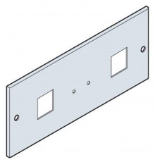 Панель под 2 изм устр-ва 72x72 200x600мм ВхШ  EH2272K  ABB